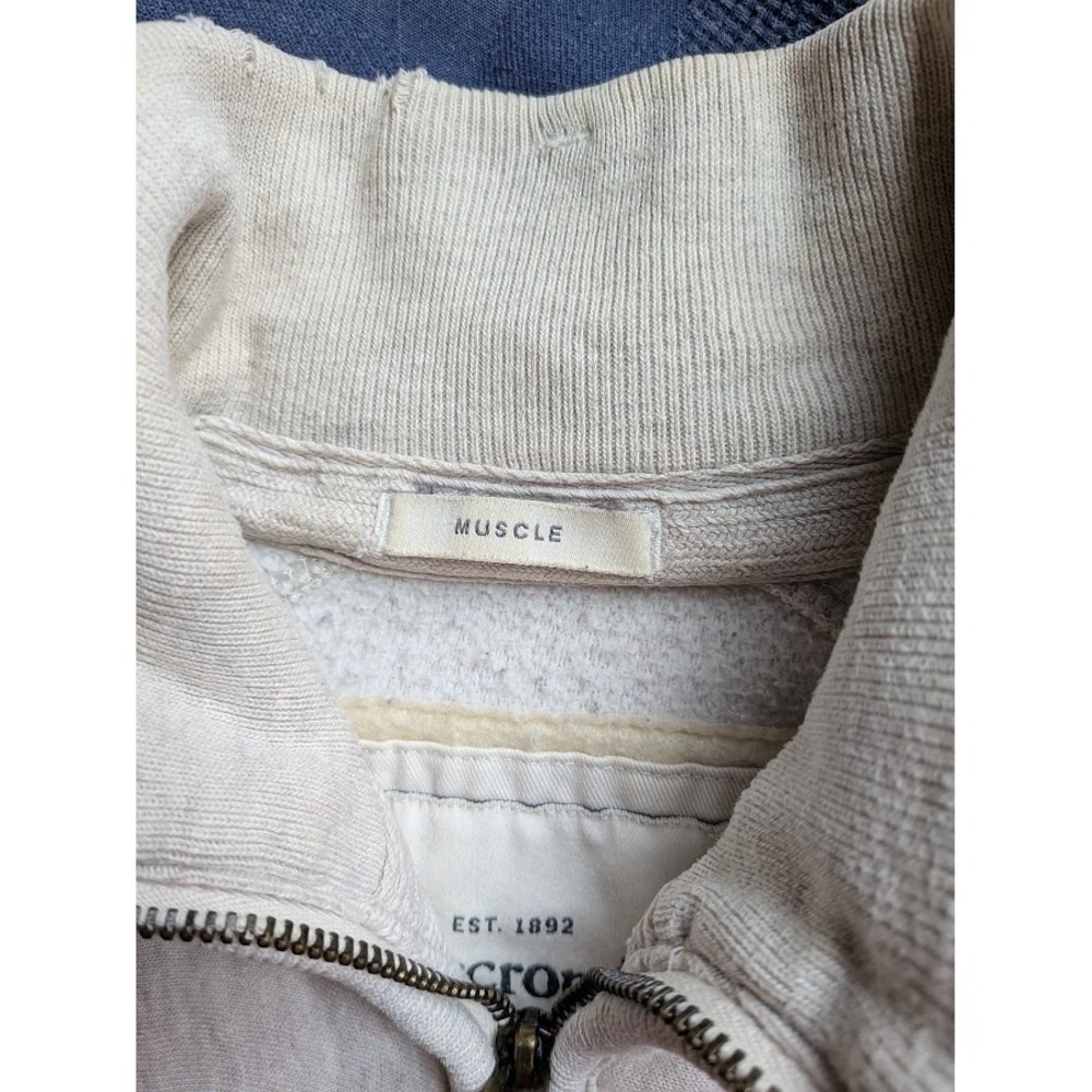 Abercrombie & Fitch Vintage Zip Y2K Track Jacket L Embroidered OG Distresressed - Picture 6 of 14